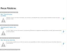 Tablet Screenshot of aixa-pocaspalabras.blogspot.com