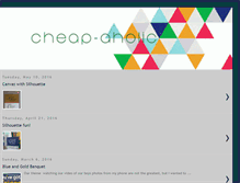 Tablet Screenshot of cheap-aholic.blogspot.com