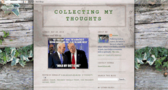 Desktop Screenshot of collectingmythoughts.blogspot.com