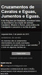Mobile Screenshot of cruzamentosdecavaloseeguasjumen.blogspot.com