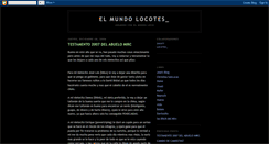 Desktop Screenshot of elmundolocotes.blogspot.com