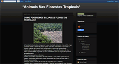 Desktop Screenshot of animaisnasflorestastropicais.blogspot.com