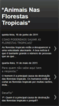 Mobile Screenshot of animaisnasflorestastropicais.blogspot.com