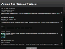 Tablet Screenshot of animaisnasflorestastropicais.blogspot.com