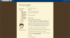 Desktop Screenshot of mybusinessenglish.blogspot.com