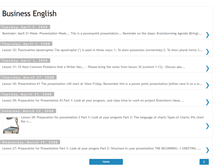 Tablet Screenshot of mybusinessenglish.blogspot.com