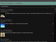 Tablet Screenshot of elenadolgikhartblog.blogspot.com