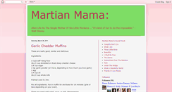 Desktop Screenshot of martianmama.blogspot.com