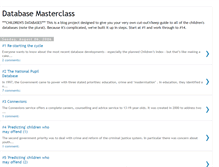 Tablet Screenshot of databasemasterclass.blogspot.com