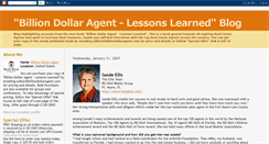 Desktop Screenshot of billiondollaragent.blogspot.com