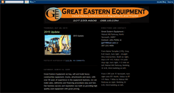 Desktop Screenshot of greateasternequipment.blogspot.com