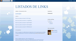 Desktop Screenshot of listadosdelinks.blogspot.com