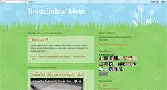 Desktop Screenshot of pedacosdaminhavida.blogspot.com