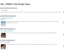 Tablet Screenshot of odellthirdgrade.blogspot.com