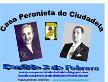 Tablet Screenshot of casaperonistadeciudadela.blogspot.com