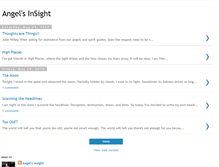 Tablet Screenshot of angelsinsightnews.blogspot.com