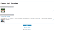 Tablet Screenshot of forestparkbench.blogspot.com