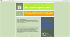 Desktop Screenshot of mypeacecorps.blogspot.com