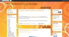 Desktop Screenshot of mrsshannonclass.blogspot.com