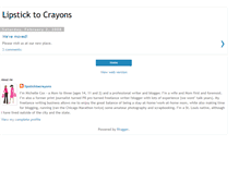 Tablet Screenshot of lipsticktocrayons.blogspot.com