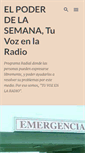 Mobile Screenshot of elpoderdelasemana.blogspot.com