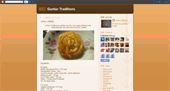 Desktop Screenshot of gunturtraditions.blogspot.com