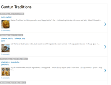 Tablet Screenshot of gunturtraditions.blogspot.com