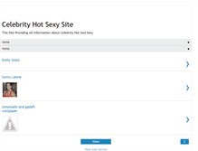 Tablet Screenshot of celebrityhotsexysite.blogspot.com