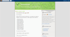 Desktop Screenshot of foreverspree.blogspot.com
