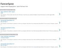 Tablet Screenshot of foreverspree.blogspot.com