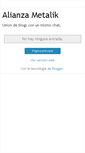 Mobile Screenshot of alianza-metalik.blogspot.com