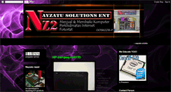 Desktop Screenshot of nayzatusolutions.blogspot.com