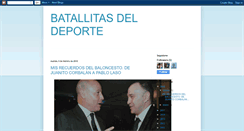 Desktop Screenshot of batallistasdeporte.blogspot.com