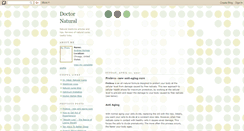 Desktop Screenshot of doctornatural.blogspot.com