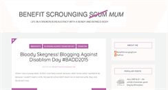 Desktop Screenshot of benefitscroungingscum.blogspot.com