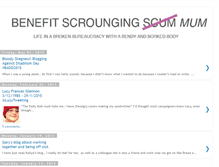 Tablet Screenshot of benefitscroungingscum.blogspot.com