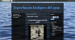 Desktop Screenshot of importanciadelagua1.blogspot.com