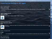 Tablet Screenshot of importanciadelagua1.blogspot.com