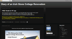 Desktop Screenshot of diaryofanirishstonecottagerenovation.blogspot.com