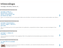 Tablet Screenshot of infotecnologos.blogspot.com