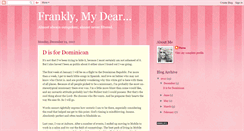 Desktop Screenshot of franklyymydear.blogspot.com