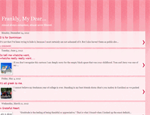 Tablet Screenshot of franklyymydear.blogspot.com