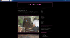 Desktop Screenshot of jhtraining.blogspot.com