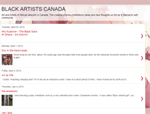 Tablet Screenshot of blackartistcanada.blogspot.com