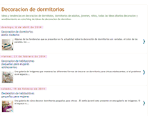 Tablet Screenshot of decoracion-de-dormitorios.blogspot.com