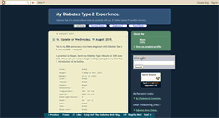 Desktop Screenshot of my-diabetes-type-2-experience.blogspot.com