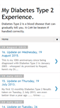 Mobile Screenshot of my-diabetes-type-2-experience.blogspot.com