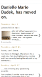 Mobile Screenshot of daniellemdudek.blogspot.com