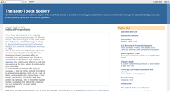 Desktop Screenshot of lost-toothsociety.blogspot.com