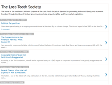 Tablet Screenshot of lost-toothsociety.blogspot.com